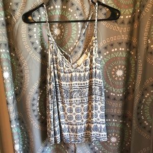 Paisley patterned tank